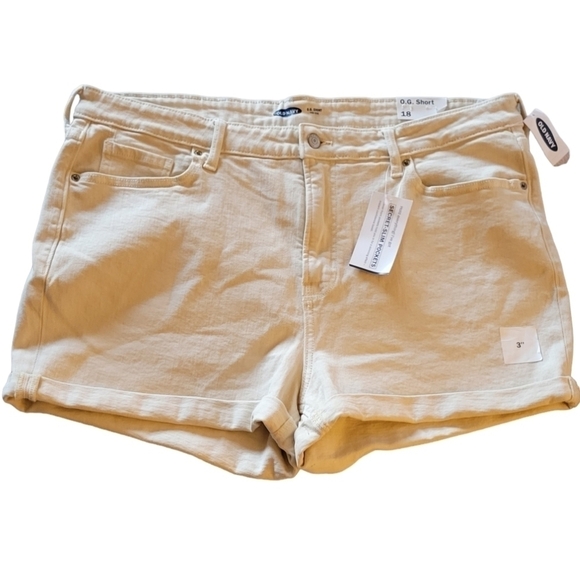 OLD NAVY High-Rise O.G. Shorts - Picture 1 of 7